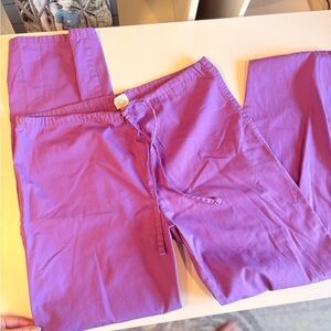Dickies Scrub Pants — Women’s XS — Purple — Elastic Waist